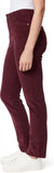 Gloria Vanderbilt Amanda Corduroy Slim High Rise Pant Huckleberry Purple 8
