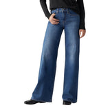Levi's Womens 318 Shaping Wide-Leg Jeans 0033F0000 Clever Girl Blue 18W