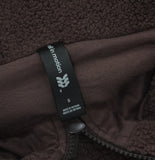 All In Motion Women’s Full Zip Long High Pile Teddy Fleece Jacket Coat Brown S