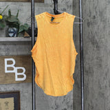 Wild Fable Womens Cotton Muscle Tank Top 83873286 Orange XS