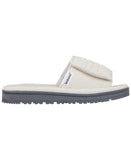 Isotoner Womens Active Recycled Adjustable Slide Slippers Light Grey L (8.5-9)
