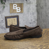 A New Day James Rouched Loafers Faux Suede 94462341 Brown 8M