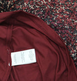 Taylor Womens Petite Long-Sleeve Chiffon Dress 3109P Crimson / Black 10P