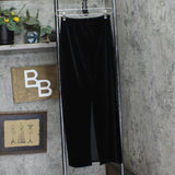 Wild Fable Womens Velour Maxi Skirt 91903306 Black XS