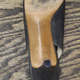 Salvatore Ferragamo Womens Vintage Leather Heels Pumps 1678aad86b2e96 Gray 7.5AA