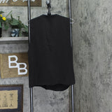 Donna Karan Womens Woven Sleeveless Top Twist Neck Black M