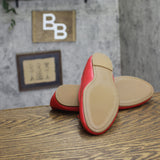 A New Day Womens Faux Patent Leather Matilda Flats Bow 95057383 Red 8M