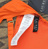 Lauren Ralph Lauren Macrame-Ring Bikini Top 20501142 Persimmon Orange 8