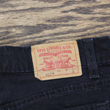 Levi's Womens 512 Classic Slim Stretch Jeans Black Wash 8 Misses Short