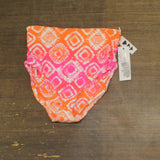 Anne Cole High Waist Foulard Tie Dye Bikini Swim Bottom Tie Dye Foulard Pink M