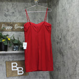 Pear Culture Juniors Side-Cutout Bodycon Dress ZC10790 Red 13