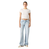 Levi's Superlow Jeans with Button and Zip Fly 92463705 Abraided Art Blue 28x32