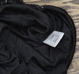 B Darlin Juniors Glitter-Knit Off-the-Shoulder Dress U09AN20E Black / Silver XS