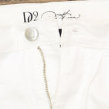 DG2 Womens Classic Stretch Skinny Jean 686743 Ivory White 16