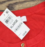 Charter Club Button Front Knit Cardigan 100117810MS Red Barn XL