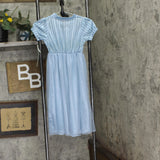 Beetlejuice Girls Short Sleeve Nightgown Beetle Juice Gown 90311226 Blue M