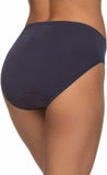 Felina Womens 7 Pack Cotton Modal Stretch Hi-Cut Brief Lavender Fields Purple XL