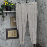 Calvin Klein Womens Plus Size Straight-Leg Plaid Ankle Pants X38P6037