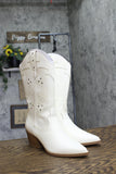Universal Thread Womens Studded Western Cowboy Boots 92229982 Off White 8M