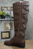 Thalia Sodi Womens Veronika Riding Boots SY089-1TH Dark Brown 7.5M