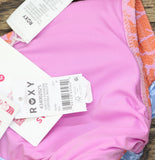 Roxy Womens Bralette Bikini Top Adjustable Swim 434002025 Purple Multi M