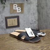 A New Day Womens Nina H-Band Slide Sandals 94805721 Black 8M