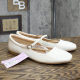 Wild Fable Elsa Mary Jane Ballet Flats with Memory Foam Insole Cream 9M