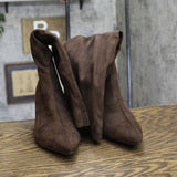 A New Day Justice Mid-Calf Boots with Memory Foam Insole 94568887 Brown 6M