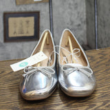 A New Day Womens Joy Ballet Pumps 90510964 Silver Gray 8.5M