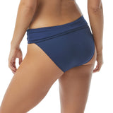 Coco Reef Womens Impulse Rollover Bikini Bottom B3272-0196 Navy Captain Blue M