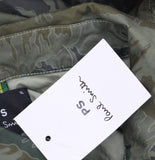 PS Paul Smith Mountain Print Field Jacket with Button Front Green Multi XL