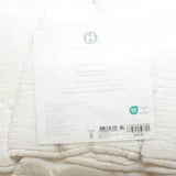 Hotel Collection Dobby Diamond 3-Piece Cotton Coverlet Set White King