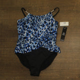 Magicsuit Womens Standard Quill Lisa One Piece Swimsuit 6019355 Blue / Multi 16