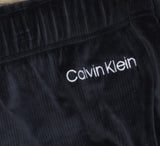Calvin Klein Womens Ribbed Soft Sleepwear Pajama Lounge Pants QP3291O Black XL