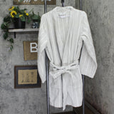 Arch Studio Terry Bath Robe Belted 100202466LX Gray Cloud Stripe L / XL