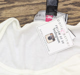 Polly & Esther Juniors Solid Scoop-Neck Skimmer Top White XL