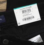 Charter Club Straight Leg Mid Rise Tummy Slimming Jeans Saturated Black 16