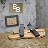 Universal Thread Freya Footbed 2-Band Sandals 94805538 Black 8W
