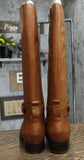 Naturalizer Rena Knee High Riding Boot Cider Leather Narrow Calf Brown 8.5M-NC