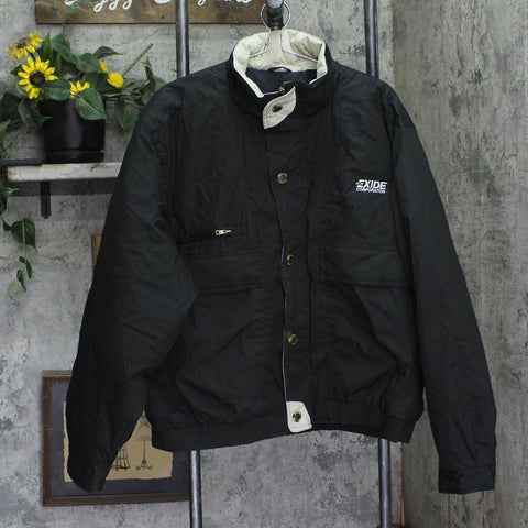 California Waves Jacket Snap Front Embroidered Exide Black / Stone 2X