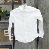 Calvin Klein Slim Fit Solid Stretch Button Up Poplin Shirt K8B0024 White 8