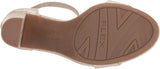 Lifestride Womens Averly Heeled Sandal G4913S5 Platino Gold 9.5W