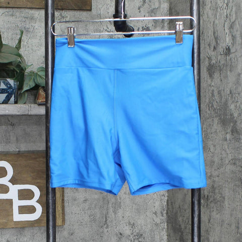 Wild Fable Womens Bike Shorts Bikini Bottom 87238051 Blue S