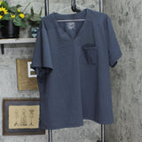 Cherokee Womens Workwear Uniforms Scrub Shirt Top 1671089db7ba53 Gray 3XL