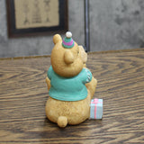 Honey Bee Vintage Card Cuddlers Party Time Bear Greeting Card Figurine Display