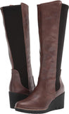 Dr. Scholl's Shoes Women's Lindy Knee High Boot H3137S2 Fudge Brownie Brown 6.5M
