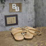 A New Day Womens Alexandra Ankle Strap Sandals 94944151 Tan Brown 8M