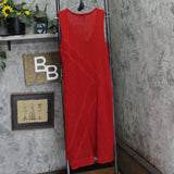 Karl Lagerfeld Paris Womens Casual Bright Summer Dress L4EOS727 Cordial Red XL