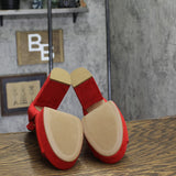 Sun + Stone Womens Reemaa Peep Toe Block Heel Platform Sandals Red 9M