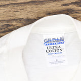 Gildan Mens Ultra Cotton Vintage Hurricane Katrina Graphic Tee White S